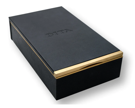 169078-Coffret DITA 5 compartiments en cuir