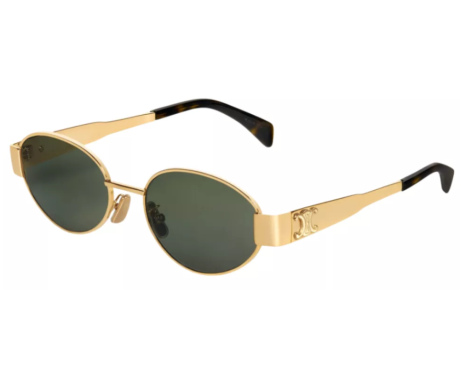 213932-Lunettes de Soleil CELINE Triomphe Metal Oval CL40235U