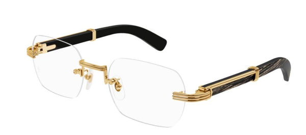 Cartier Korrektionsbrille Corne et Bois Exception CT0377O
