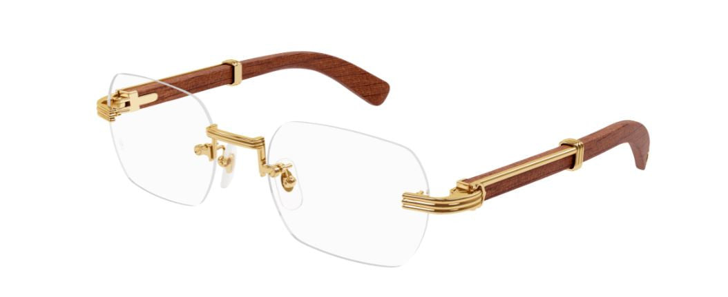 Óculos de vista Cartier Corne et Bois Exception CT0377O