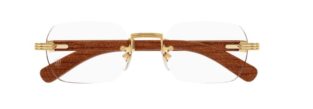 Óculos de vista Cartier Corne et Bois Exception CT0377O