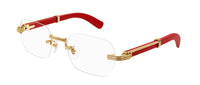 Óculos de vista Cartier Corne et Bois Exception CT0377O
