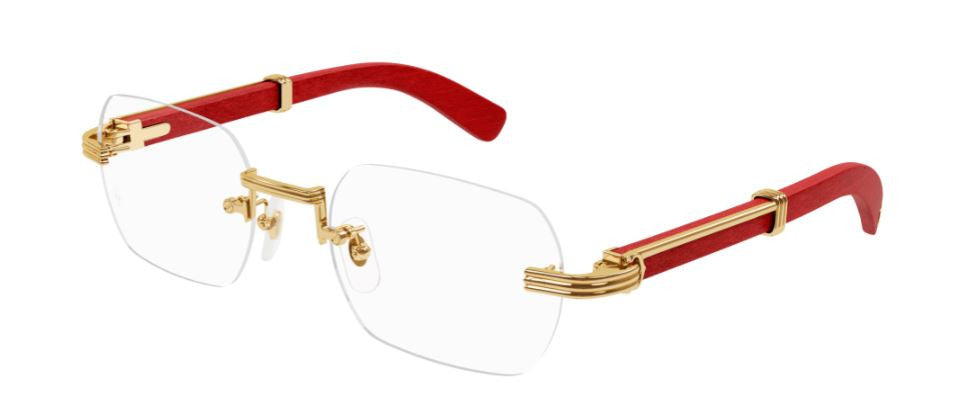 Óculos de vista Cartier Corne et Bois Exception CT0377O