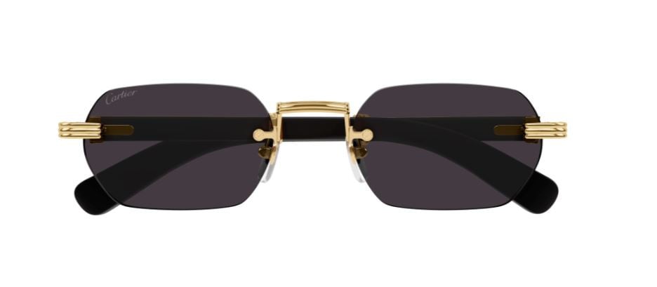 Óculos de Sol Cartier Chifre e Madeira Première CT0362S
