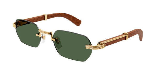 Cartier Horn and Wood Première CT0362S Sunglasses