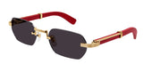 Cartier Horn and Wood Première CT0362S Sunglasses