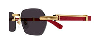 Óculos de Sol Cartier Chifre e Madeira Première CT0362S