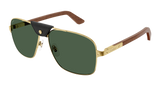 Lunettes de Soleil Cartier Corne et Bois Santos CT0389S