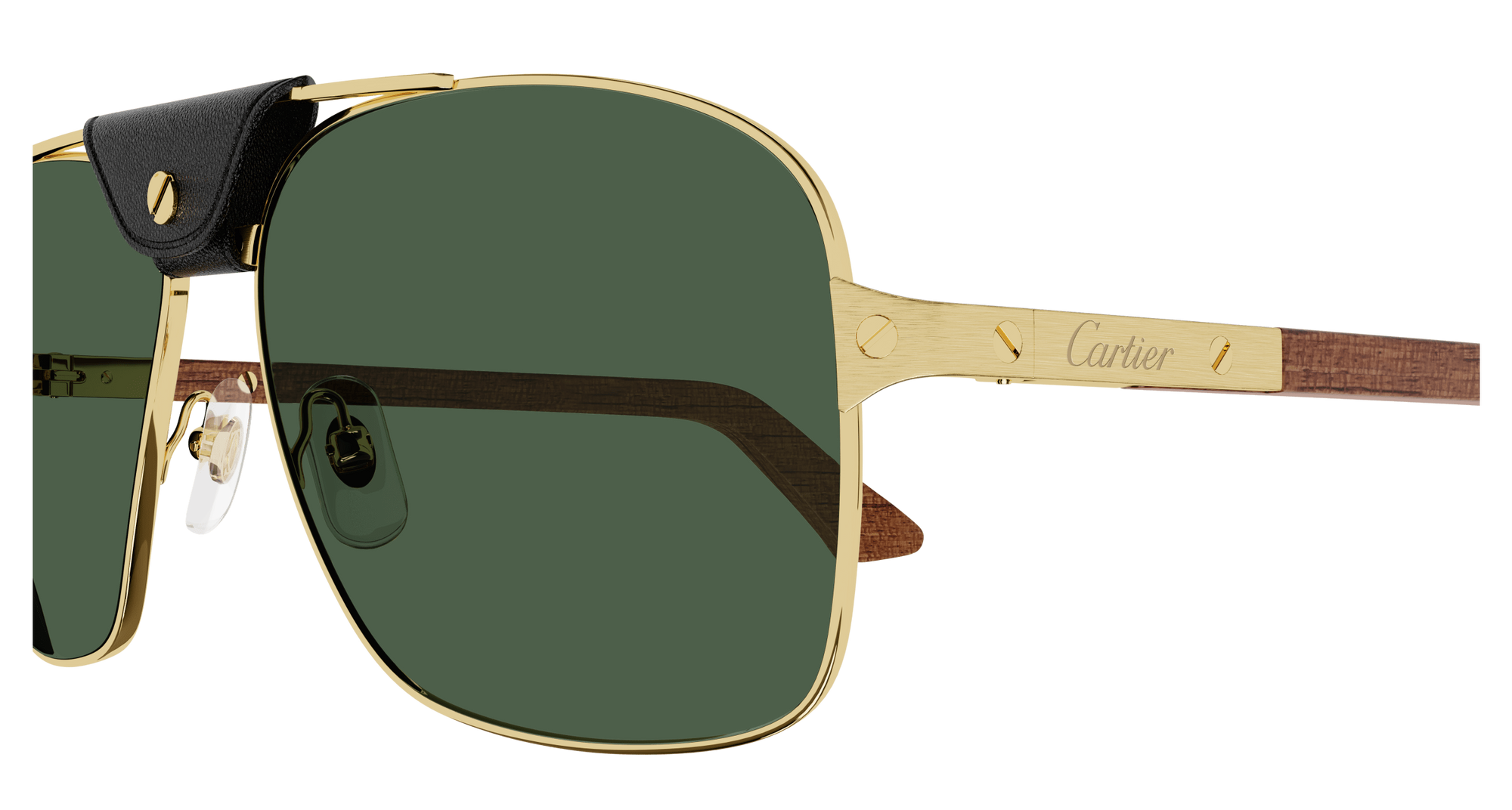 Óculos de Sol Cartier Corne et Bois Santos CT0389S