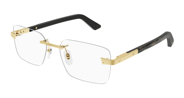 Lunettes de vue Cartier Corne et Bois Santos CT0411O