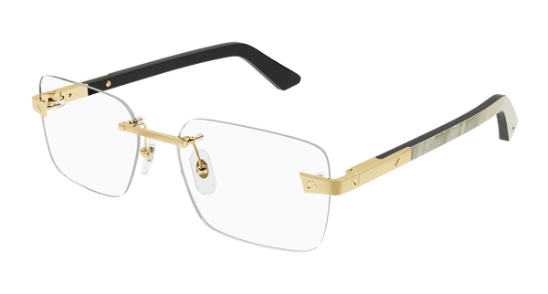 Lunettes de vue Cartier Corne et Bois Santos CT0411O