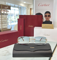 Óculos graduados Cartier Piccadily CT0092O Diamond Cut