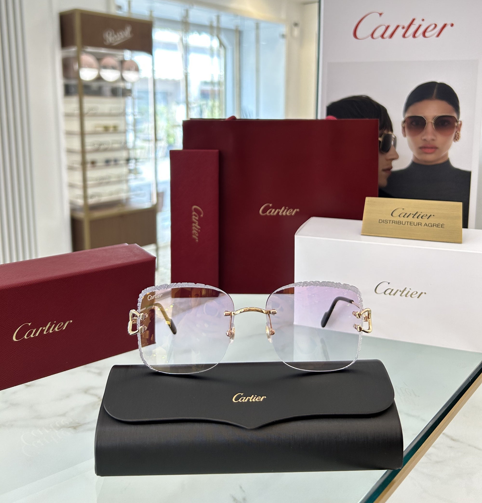 Gafas graduadas Cartier Piccadilly CT0416O Diamond Cut