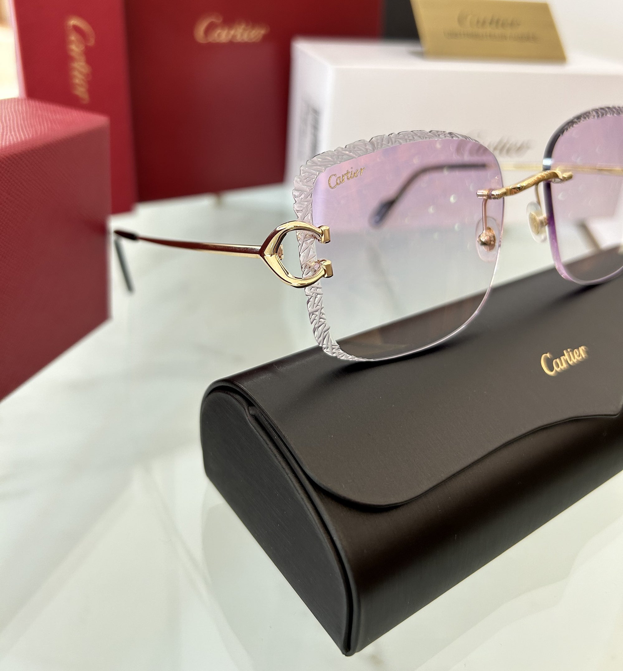 Gafas graduadas Cartier Piccadilly CT0416O Diamond Cut
