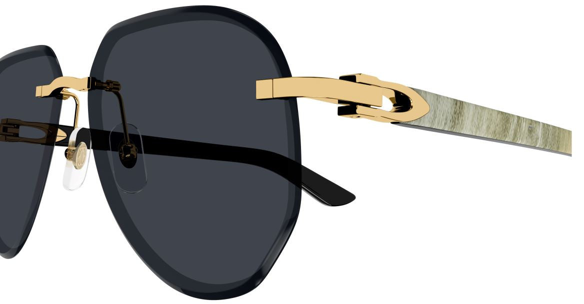 Óculos de Sol Cartier Corne et Bois Exception CT0440S