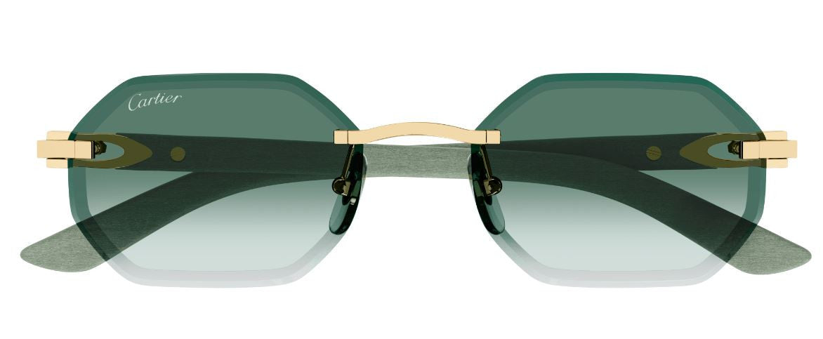 Occhiali da Sole Cartier Corne et Bois Décor C CT0439S