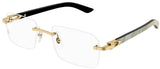 Lunettes de vue Cartier Corne et Bois Décor C CT0453O