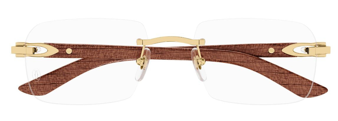Korrektionsbrille Cartier Corne et Bois Décor C CT0453O