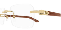 Korrektionsbrille Cartier Corne et Bois Décor C CT0453O