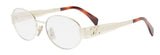 Gafas graduadas CELINE Metal Triomphe Oval CL50140U