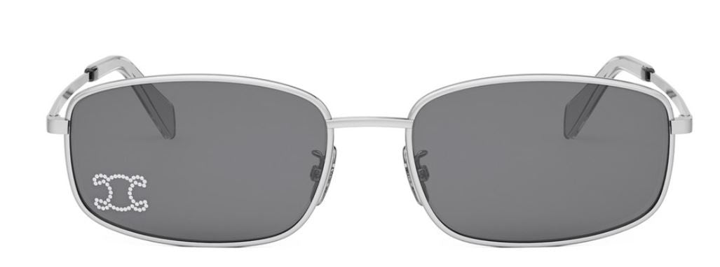 Lunettes de Soleil CELINE Triomphe Silver Rectangular CL40285U