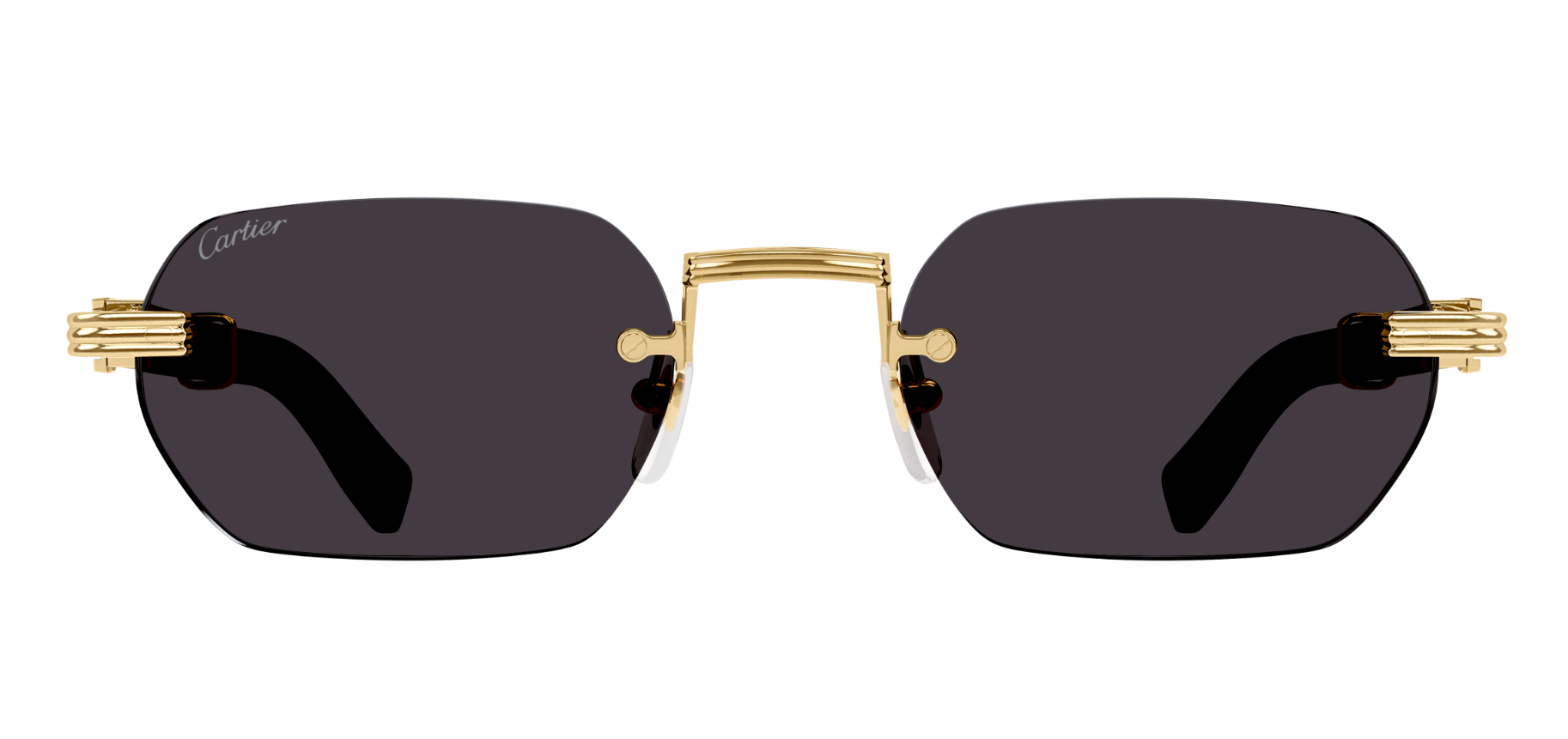 Óculos de Sol Cartier Chifre e Madeira Première CT0362S