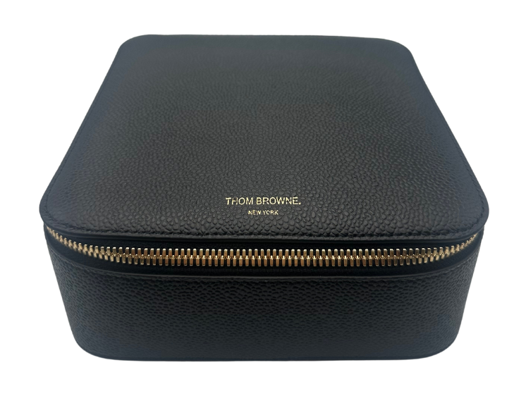 Leder-Reiseetui für Brillen Thom Browne UAC067A