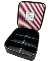 Leder-Reiseetui für Brillen Thom Browne UAC067A