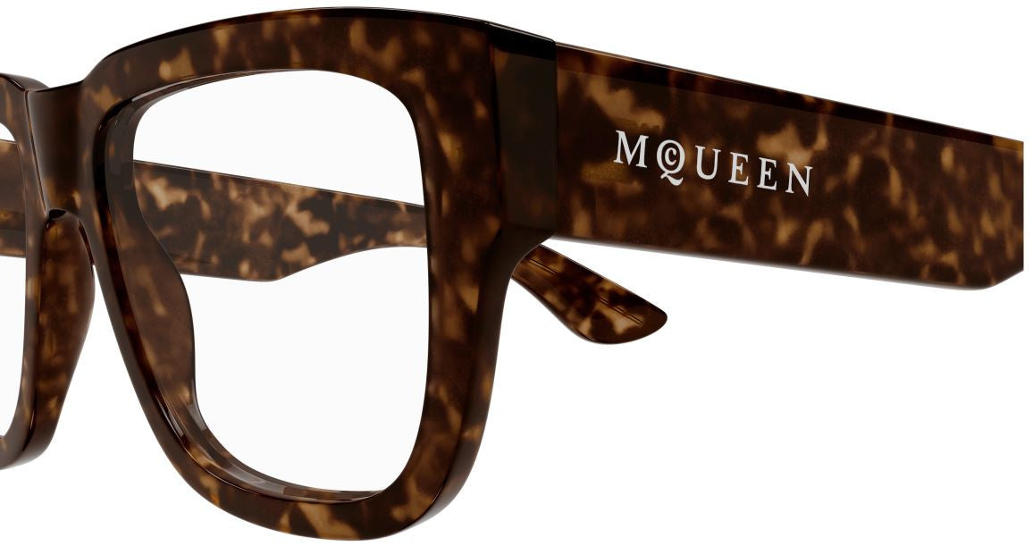 Óculos de grau Alexander McQueen Logo AM0510O