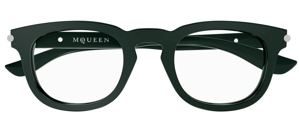 Alexander McQueen Cross Bar AM0498O Optical Glasses