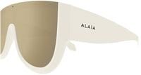 Óculos de sol Azzedine Alaïa Lettering logo AA0087S