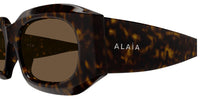 Óculos de Sol Azzedine Alaïa Lettering logo AA0086S