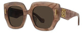 Occhiali da Sole Loewe Square Screen LW40129U