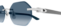 Occhiali da Sole Cartier Corne et Bois Décor C CT0439S