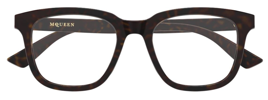 Brillen op sterkte Alexander McQueen Logo AM0539O