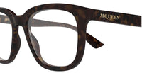 Brillen op sterkte Alexander McQueen Logo AM0539O