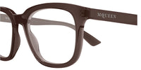 Brillen op sterkte Alexander McQueen Logo AM0539O