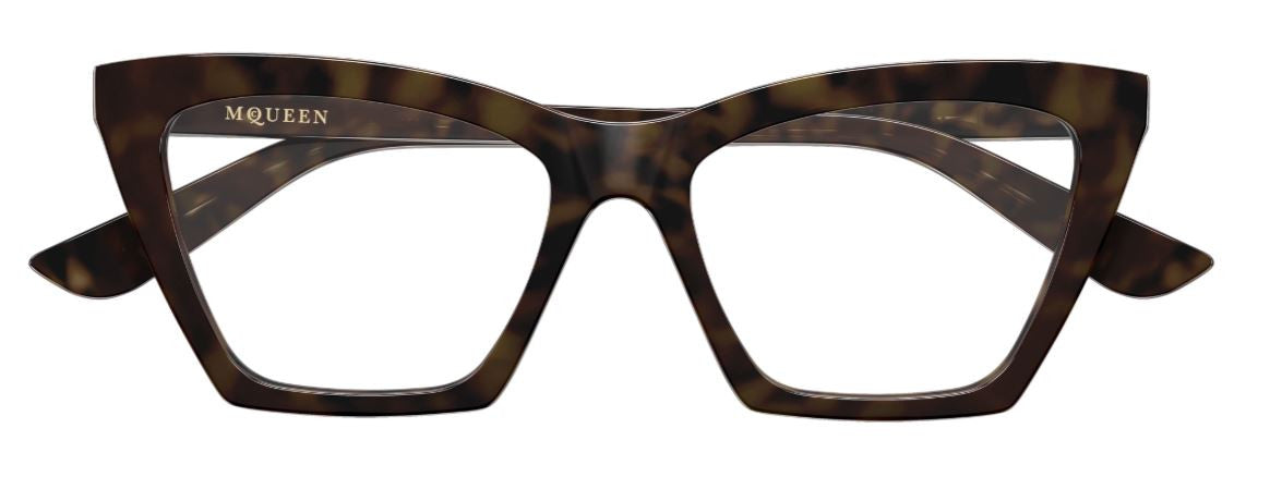 Brillen op sterkte Alexander McQueen Logo AM0536O