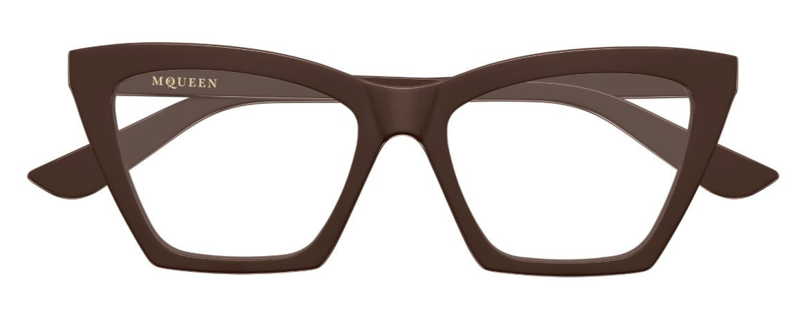 Brillen op sterkte Alexander McQueen Logo AM0536O