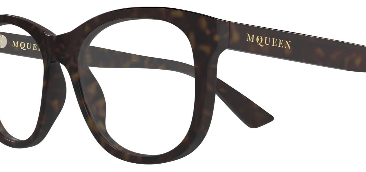 Brille Alexander McQueen Logo AM0568O