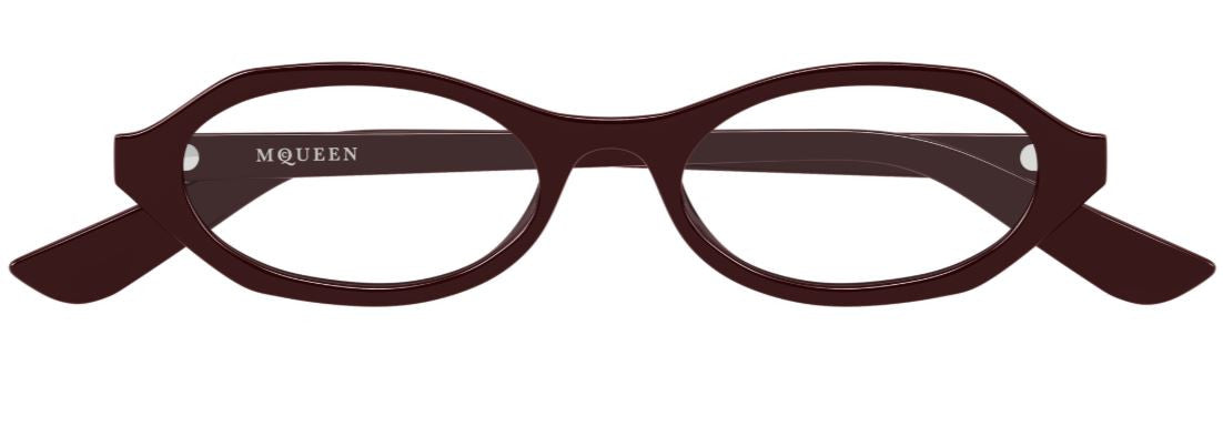 Óculos de grau Alexander McQueen Logo AM0559O