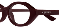 Óculos de grau Alexander McQueen Logo AM0559O