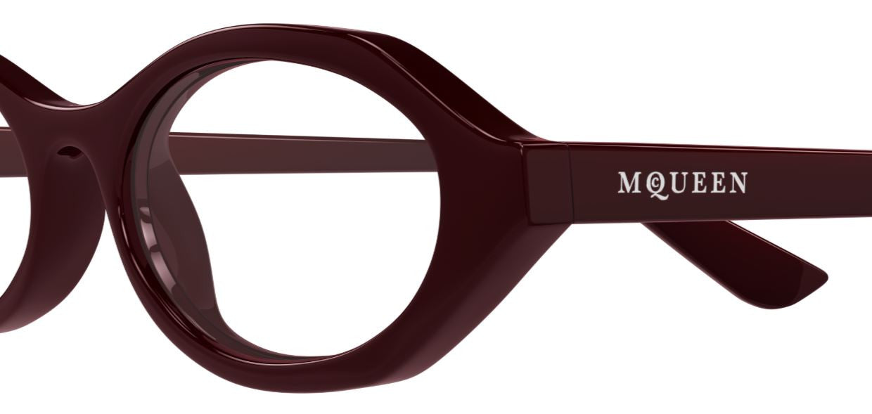 Óculos de grau Alexander McQueen Logo AM0559O