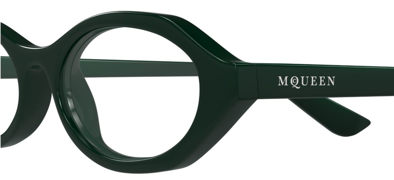 Óculos de grau Alexander McQueen Logo AM0559O
