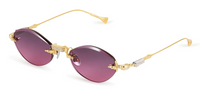 Óculos de sol T Henri X Tamara Ralph Jeweled Moonbeam