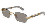 Óculos de Sol Cartier Chifre e Madeira Première CT0362S