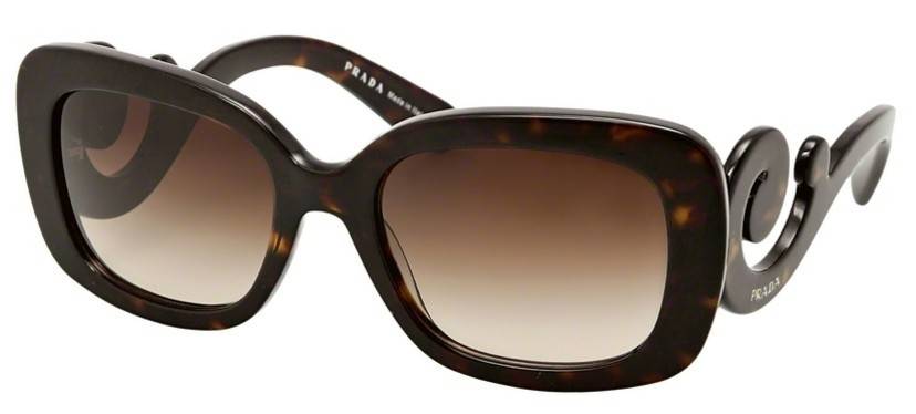 Óculos de sol Prada Minimal Baroque PR27OS 2AU6S1 Tartaruga