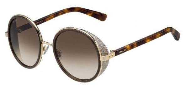 Óculos de sol femininos Jimmy Choo Andie/S J7G JD Tartaruga