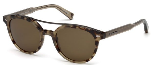 Óculos de sol Ermenegildo Zegna EZ0006 55J Tartaruga