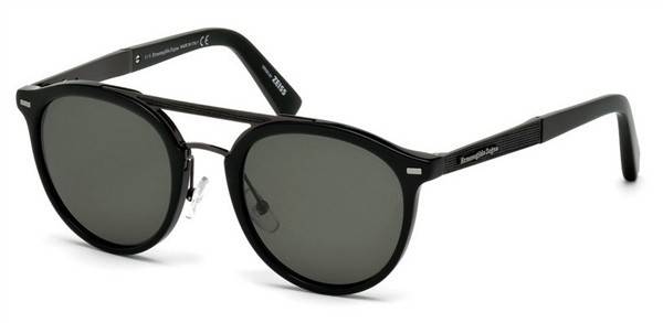 Óculos de sol Ermenegildo Zegna EZ0022 01D Polarizados Preto